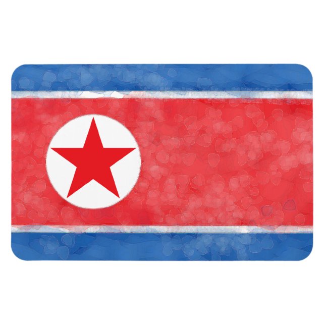 Nordkorea Magnet (Horisontell)