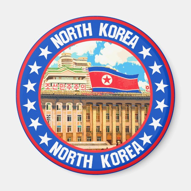 Nordkorea Magnet (Framsidan)