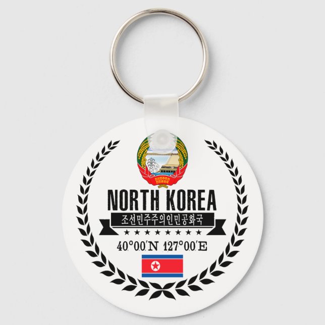 Nordkorea Nyckelring (Framsida)