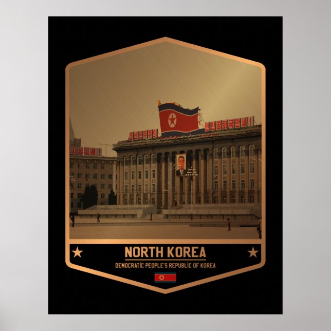 Nordkorea Poster (Framsidan)