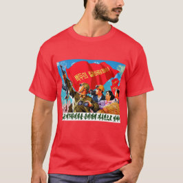 Nordkorea propaganda t shirt