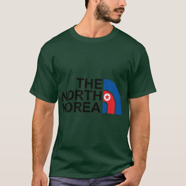 Nordkorea roligt t shirt (Framsida)