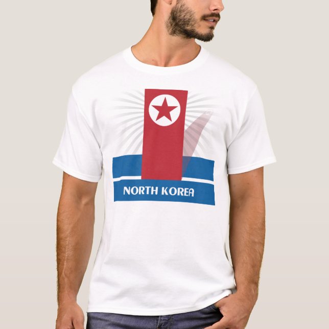 Nordkorea skjorta t shirt (Framsida)