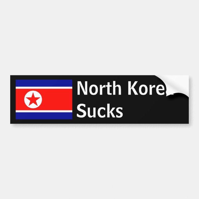 Nordkorea suger bildekal (Framsidan)