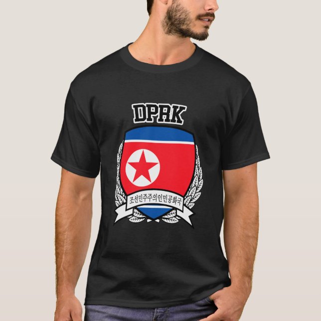Nordkorea T Shirt (Framsida)