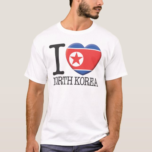 Nordkorea T Shirt (Framsida)