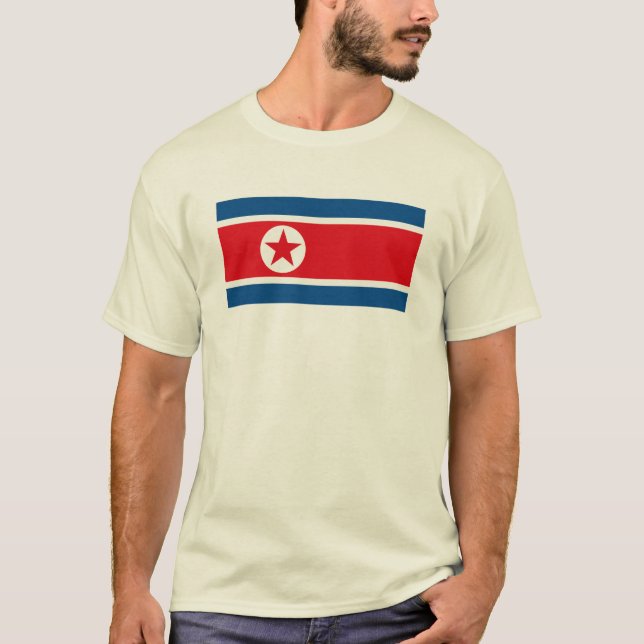 Nordkorea T-tröja Tee (Framsida)