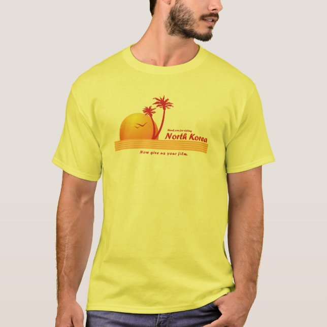 Nordkorea turism t shirt (Framsida)