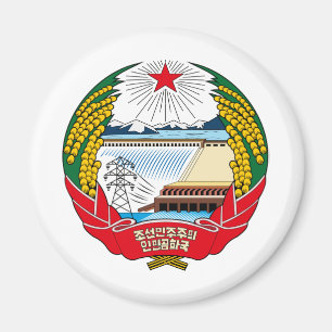Nordkorea vapensköld magnet