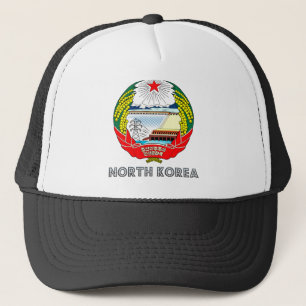 Nordkorea vapensköld truckerkeps