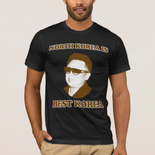 Nordkorean är bäst korea tee shirt