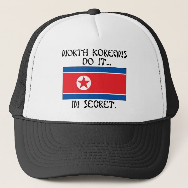 Nordkoreaner gör det... I Secret. Keps (Framsida)