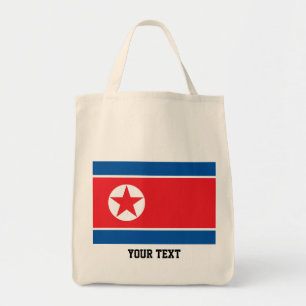 Nordkoreansk flagga tygkasse