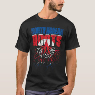 Nordkoreanska rötter Nordkoreas kulturarv Flagga T Shirt