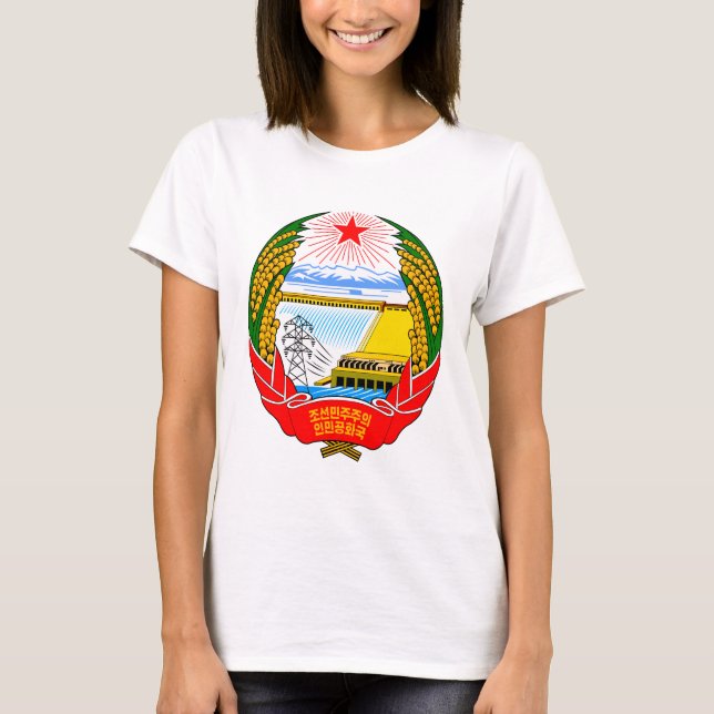 Nordkoreas emblem t shirt (Framsida)