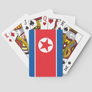 Nordkoreas flagga casinokort