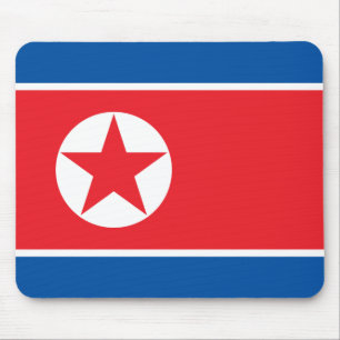 Nordkoreas flagga (DPRK) Musmatta