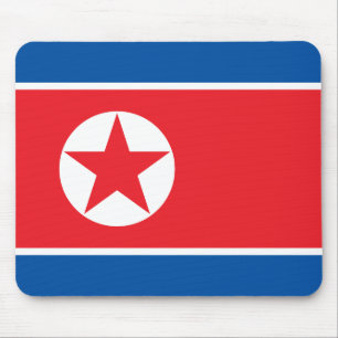 Nordkoreas flagga musmatta