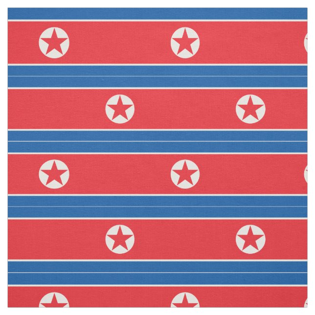 Nordkoreas flagga tyg (Provkarta)