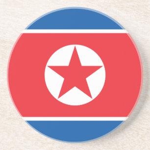 Nordkoreas flagga underlägg