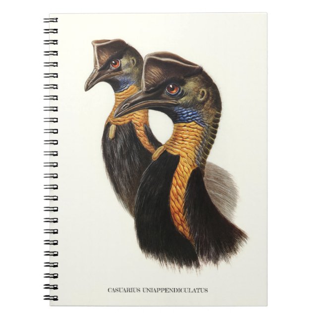 Nordkust, Vintage fåglar Anteckningsbok (Framsidan)