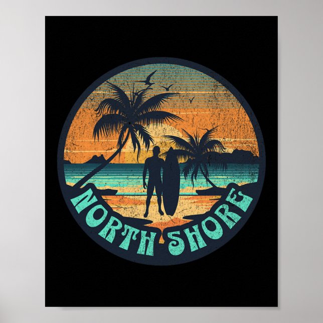 Nordkusten Hawaii _1  Poster (Framsidan)