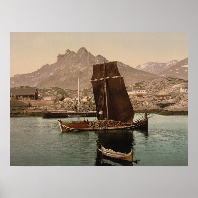 Nordlandbaat, Nordland, Norge Poster (Framsidan)