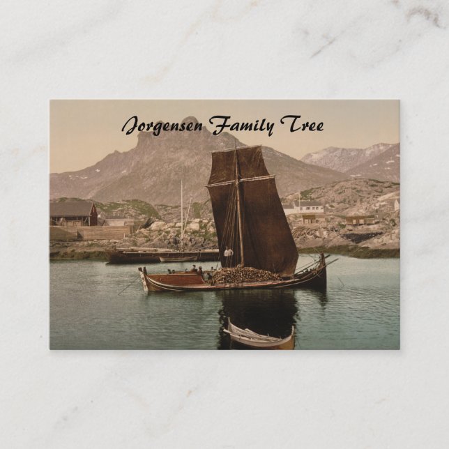 Nordlandsbaad, Nordland, Norge Visitkort (Framsida)