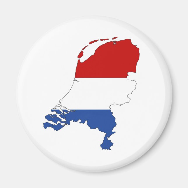 Nordlandsöarna land flagga karta magnet (Framsidan)