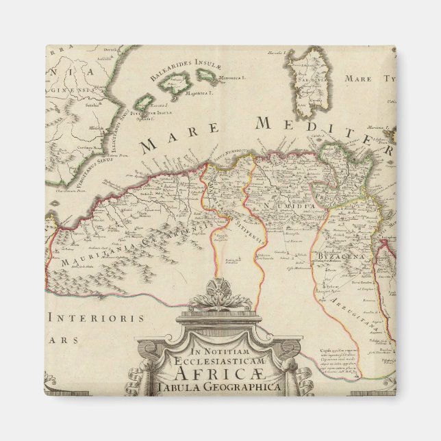 Nordlig Afrika 3 Magnet (Framsidan)