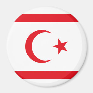Nordlig Cypern flagga Magnet