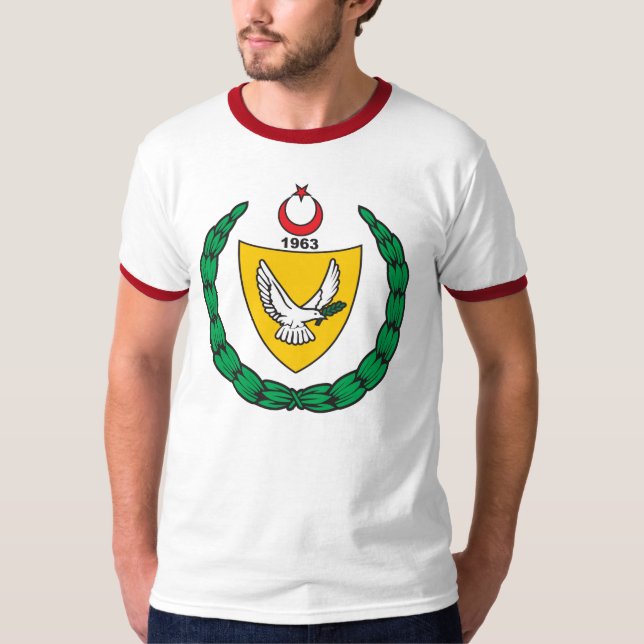 Nordlig Cypern T-tröja T Shirt (Framsida)