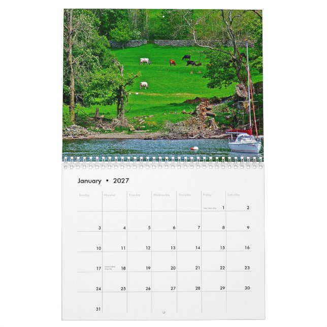 Nordlig engelsk bygdkalender 2013 kalender (Jan 2027)