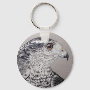 Nordlig Goshawk Nyckelring