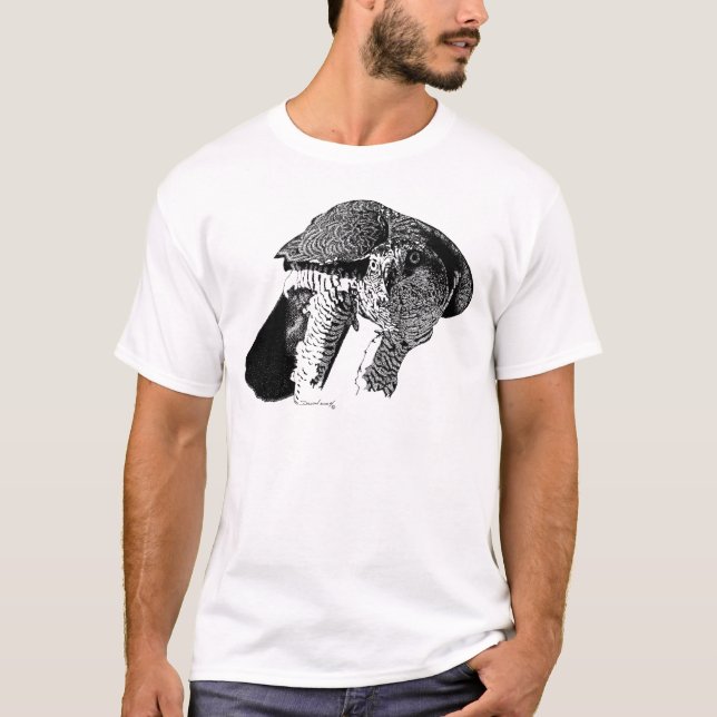 Nordlig Goshawk T-shirt (Framsida)