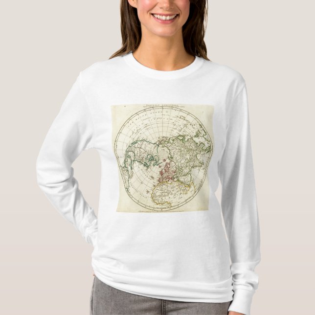 Nordlig halvklot 2 tee shirt (Framsida)