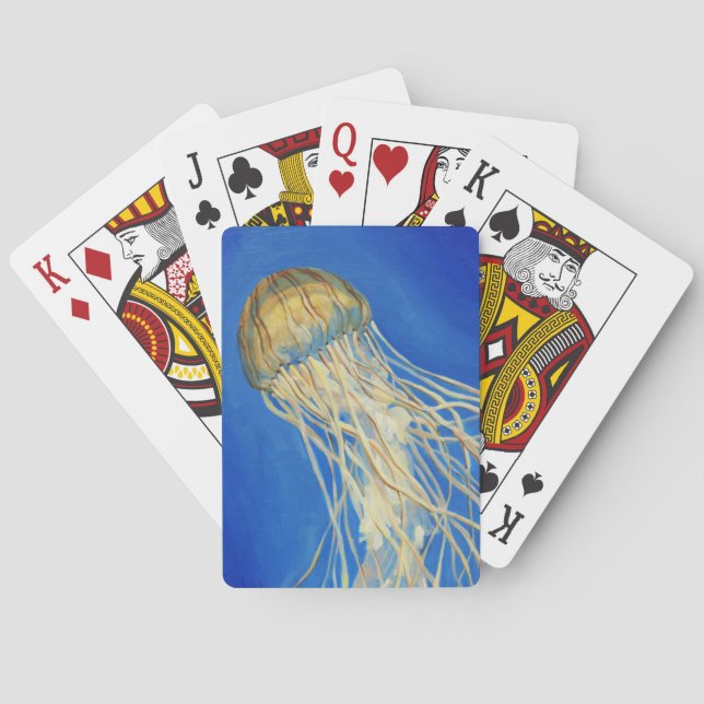 Nordlig havsnässla spel kort (Baksidan)