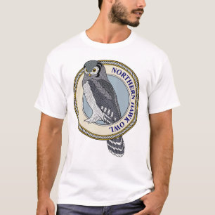 Nordlig hökUggla-M Tee Shirt