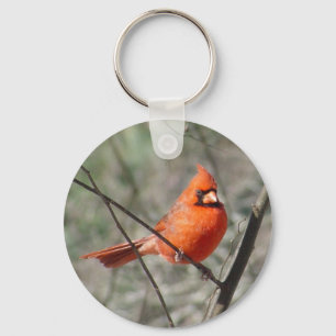 Nordlig huvudsaklig fågel Keychain Nyckelring
