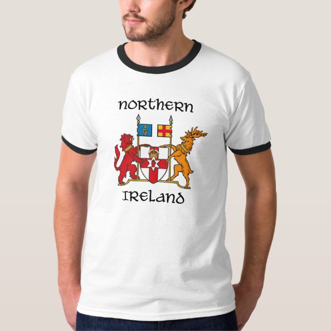 Nordlig - ireland - vapensköld/symbol/emblem t-shirt (Framsida)