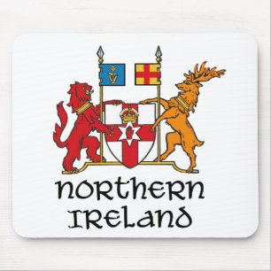 NORDLIG - Irland - flagga/vapensköld/emblem/symbo Musmatta