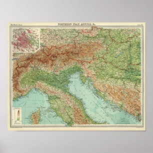 Nordlig italien, Österrike, &c Poster