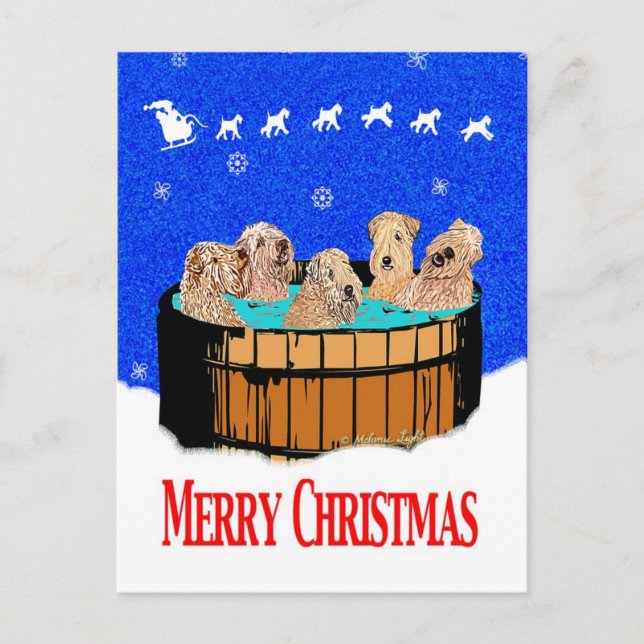 NORDLIG KALIFORNIEN GOD JUL HELG VYKORT (Framsida)