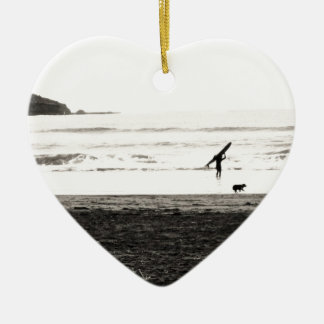 Nordlig Kalifornien strandplats Julgransprydnad Keramik