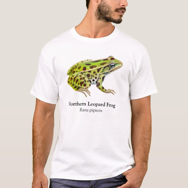 Nordlig LeopardgrodaT-tröja T Shirt (Framsida)