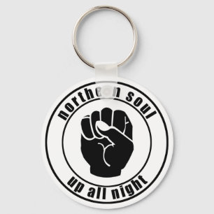 Nordlig Soul lappar upp all natt Keychain Nyckelring