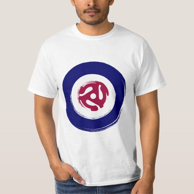 Nordlig souldesign för mod med vinyladapteren tee (Framsida)