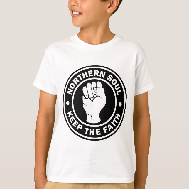 nordlig soullogotypsvart t-shirt (Framsida)