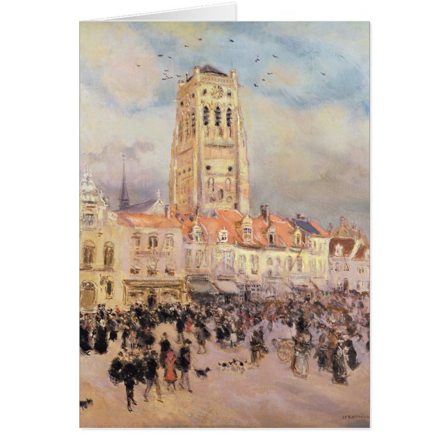 Nordlig Town Hälsningskort (Framsidan)