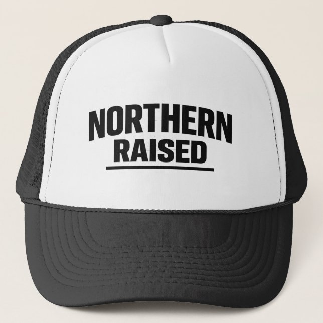 Nordlig Upphöjd Truckerhatt – Klassisk Mesh-hatt Keps (Framsida)